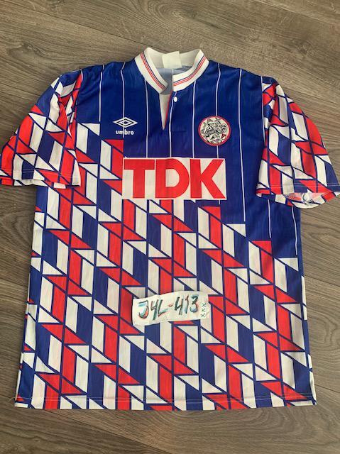 Ajax TDK shirt 1989/1990 Origineel Umbro, vintage afca Fside, Verzamelen, Sportartikelen en Voetbal, Zo goed als nieuw, Shirt