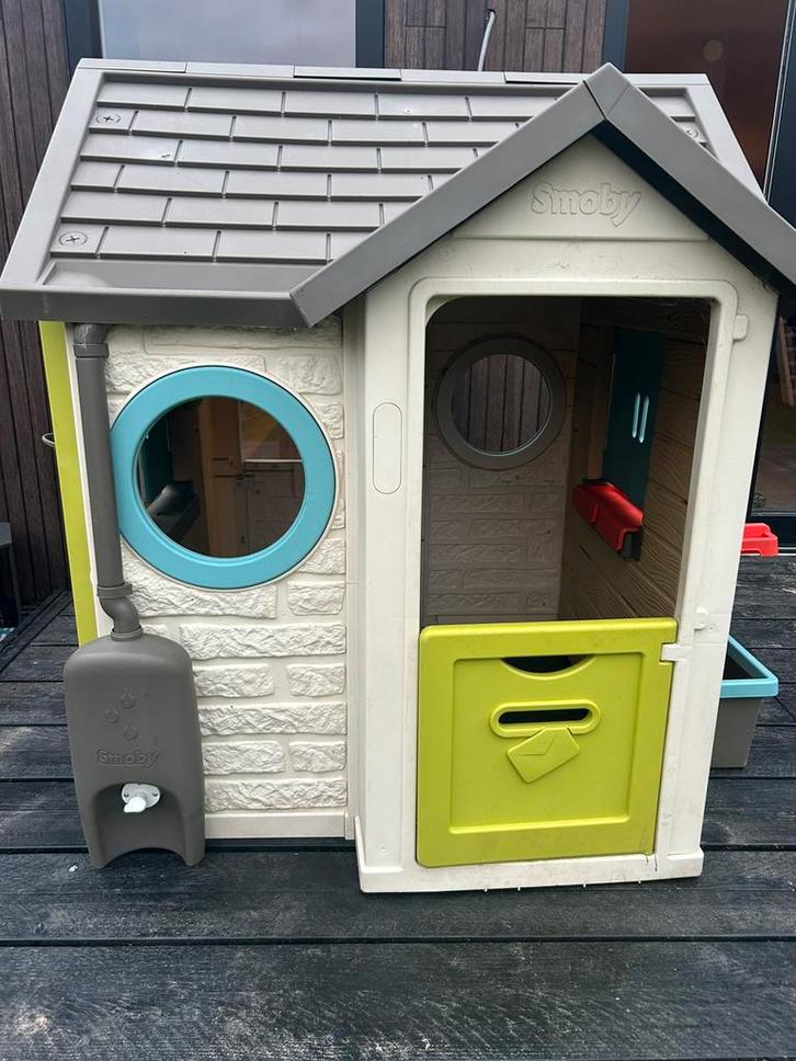Smoby Garden House speelhuis, Kinderen en Baby's, Speelgoed | Buiten | Speelhuisjes, Zo goed als nieuw, Kunststof, Ophalen