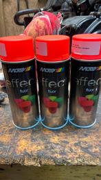 Fluo rosso spuitbussen - nieuw, Ophalen of Verzenden