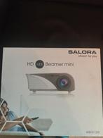 Salora Mini LED Beamer - HD, Audio, Tv en Foto, Beamers, HD (720), LED, Ophalen of Verzenden, Nieuw