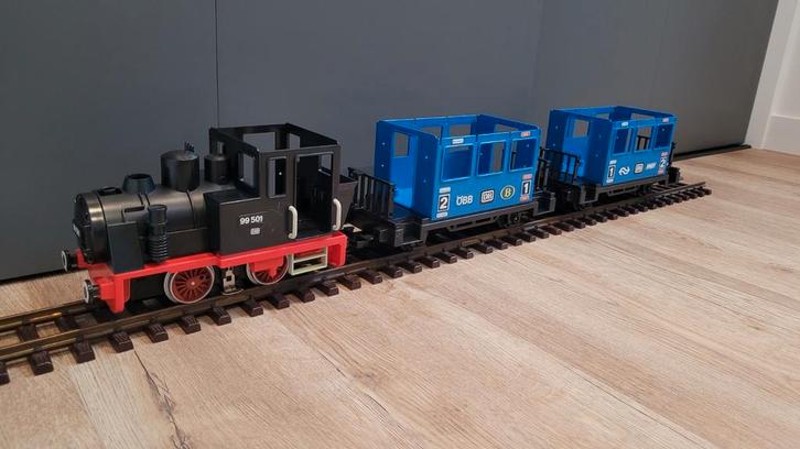 Playmobil 4000 treinset 4051 trein 4100 wagon lgb rails lok, Kinderen en Baby's, Speelgoed | Playmobil, Ophalen of Verzenden