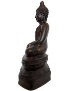 Thaise bronzen Boeddha in koninklijke dracht, Ophalen of Verzenden, Gebruikt
