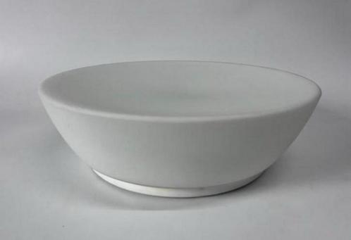 Vintage XXL wit opaalglas wandlamp / plafonniere Ø 42 cm, Huis en Inrichting, Lampen | Plafondlampen, Gebruikt, Glas, Metaal, Ophalen of Verzenden