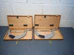 2X Buitenschroefmaat 200-225 + 225-250mm , Buiten micrometer, Doe-het-zelf en Verbouw, Meetapparatuur, Ophalen of Verzenden, Gebruikt
