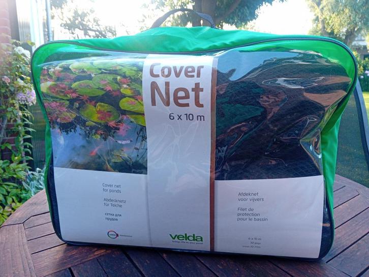 Vijvernet fijnmazig met sterke band, ogen en grondpennen, Tuin en Terras, Vijver-toebehoren, Nieuw, Vijvernet, Ophalen