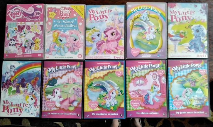 My little pony 10 dvds, origineel, Cd's en Dvd's, Dvd's | Kinderen en Jeugd, Zo goed als nieuw, Film, Avontuur, Boxset, Alle leeftijden