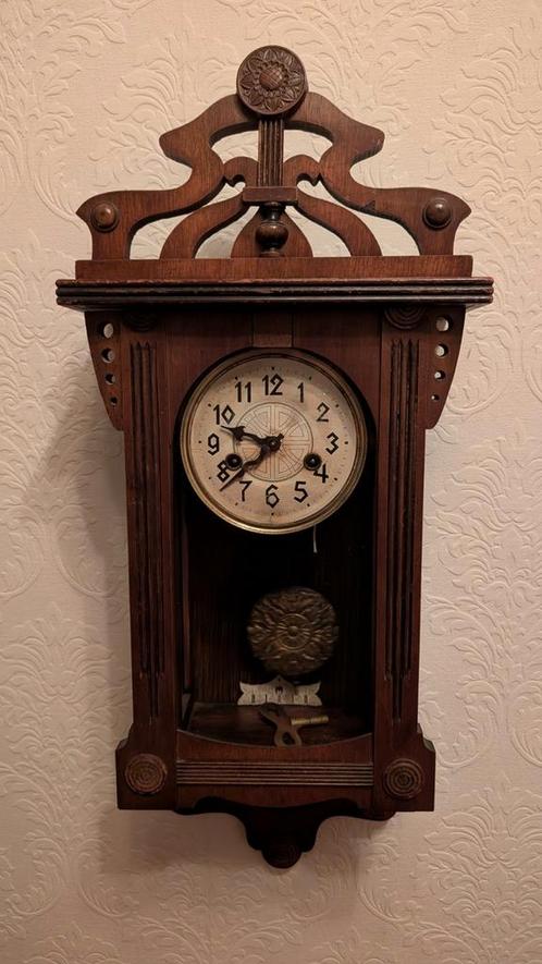 Jugendstil pendule klok art nouveau, Antiek en Kunst, Antiek | Klokken, Ophalen of Verzenden