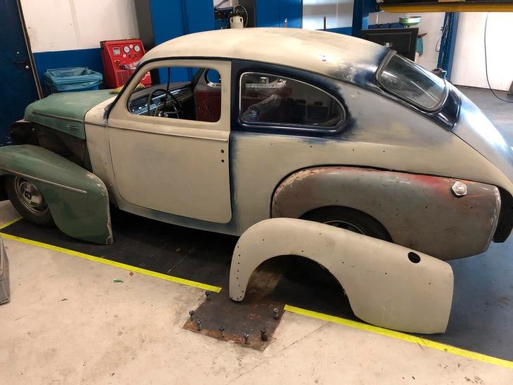 Te koop volvo P544 B16 katterug, Auto's, Volvo, Bedrijf, Overige modellen, Benzine, Euro 3, Hatchback, Handgeschakeld, Blauw, Grijs