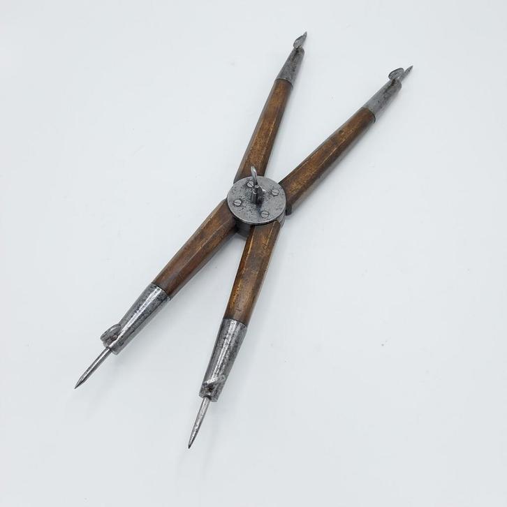 Vroege Franse Proportionaal Passer (53609-55), Antiek en Kunst, Antiek | Gereedschap en Instrumenten, Ophalen of Verzenden