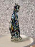 Poes Kat glazen kattenbeeldje in Murano-stijl beeldje, Verzamelen, Beelden en Beeldjes, Ophalen of Verzenden, Zo goed als nieuw