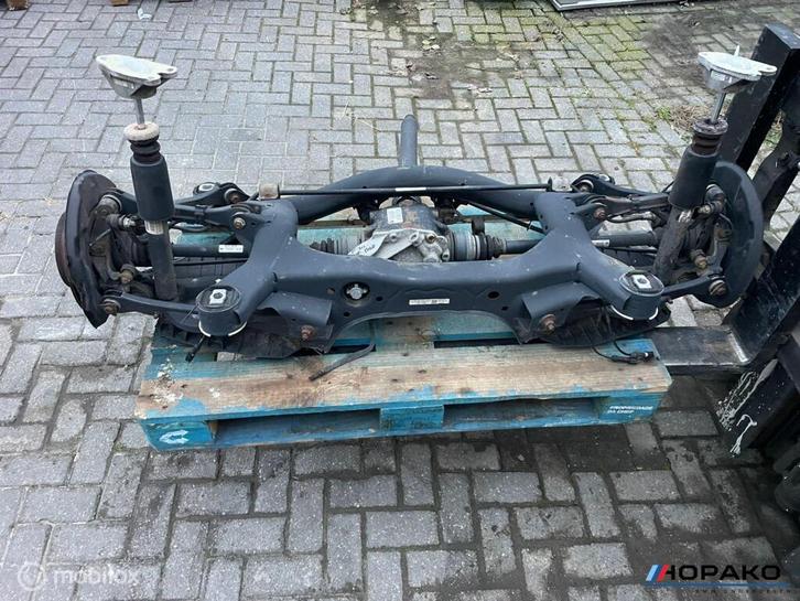Achteras BMW F30 F31 330E hybride 7541580, Auto-onderdelen, Ophanging en Onderstel, Gebruikt, Ophalen of Verzenden