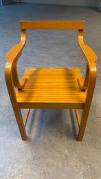Vintage ‘backwards chair’ beukenhout, van ENRAF NONIUS,, Huis en Inrichting, Ophalen, Overige kleuren, Vintage, Zo goed als nieuw