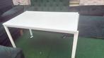 Witte Eettafel - Rechthoekig, Gebruikt, 100 tot 150 cm, Metaal, Vier personen