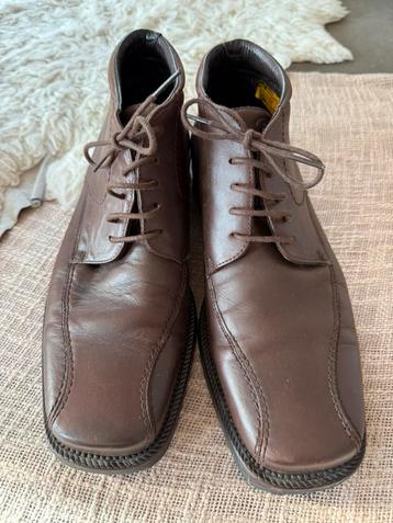 Panama Jack donkerbruine lederen heren boots mt 45 nieuw beschikbaar voor biedingen