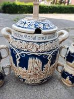 Rumtopf, Inmaakpot, duits aardewerk, 12 bekers, 1976, Ophalen of Verzenden
