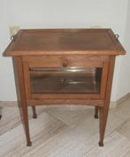 Art Deco Theekastje met geslepen glas en dienblad, Antiek en Kunst, Antiek | Meubels | Kasten, Ophalen