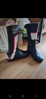 Le mans motorlaarzen maat 35, Hoge laarzen, Verzenden, Zwart, Zo goed als nieuw