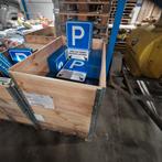 Verkeersborden.  Laadpaalborden. Elektrisch rijden, Ophalen, Gebruikt, Reclamebord