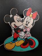 Vintage houten Disney Mickey Mouse lamp, Ophalen, Mickey Mouse, Gebruikt