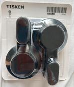 Tisken, zwarte haakjes met zuignap van IKEA, Ophalen, Kunststof, Wandhaken, Nieuw