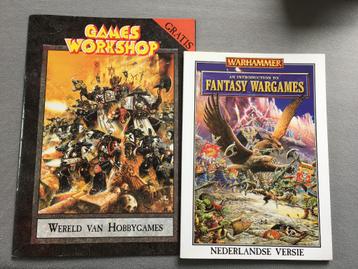 2x oud boekje Warhammer / Warhammer 40k jaren '90