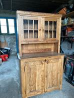 Antieke grenen buffetkast, Huis en Inrichting, Kasten | Buffetkasten, Ophalen, 100 tot 150 cm, 200 cm of meer, Grenenhout