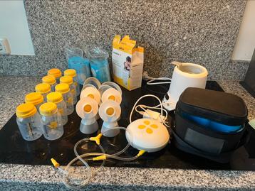 Medela maxi swing + koeltas + flessenwarmer + veel! beschikbaar voor biedingen
