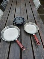 bakpannen en braadpan, Ophalen of Verzenden, Gebruikt, Gietijzer, Koekenpan of Braadpan