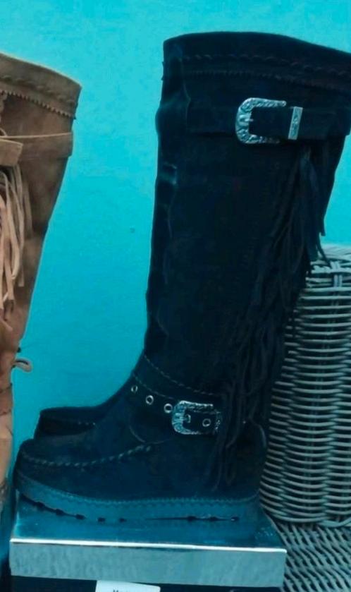 NIEUW Boho ibiza maat 36 hoge laarzen zwart black suède look, Kleding | Dames, Schoenen, Nieuw, Hoge laarzen, Zwart, Ophalen of Verzenden