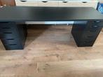 Linnmon bureau met twee Alex ladeblokken ikea, Ophalen, Zo goed als nieuw