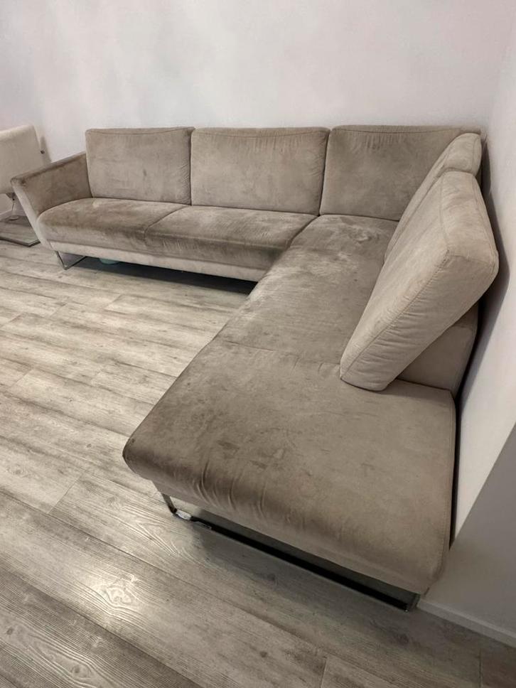 Hoekbank Montèl, Huis en Inrichting, Banken | Sofa's en Chaises Longues, Zo goed als nieuw, Vierpersoons of meer, Minder dan 150 cm
