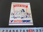 sticker Hout-Brox  Intersport, Ophalen, Zo goed als nieuw, Bedrijf of Vereniging