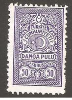 Turkije revenue zegel 50 kurus, Postzegels en Munten, Verzenden, Overige thema's