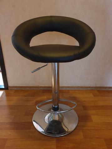 Barkruk zwart / zilver