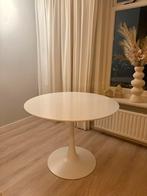 Ronde eettafel wit, Huis en Inrichting, Tafels | Eettafels, Ophalen, Zo goed als nieuw
