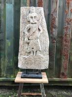 Oud houtsnijwerk paneel handwerk uit Bali Indonesie, Ophalen of Verzenden