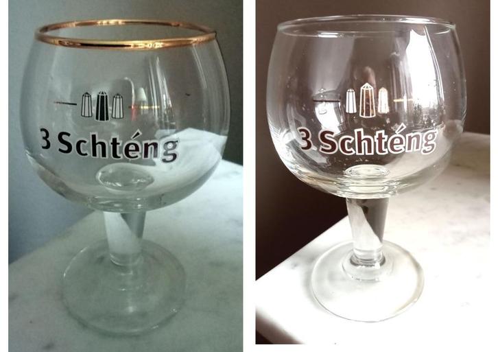 3 Schteng Proefglaasjes (2 stuks), Verzamelen, Biermerken, Zo goed als nieuw, Glas of Glazen, Overige merken, Ophalen of Verzenden