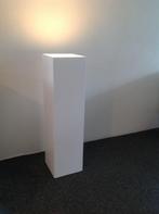 MAATWERK; WITTE ZUIL SOKKEL PILAAR KOLOM MET VERLICHTING 122, Ophalen of Verzenden, Nieuw