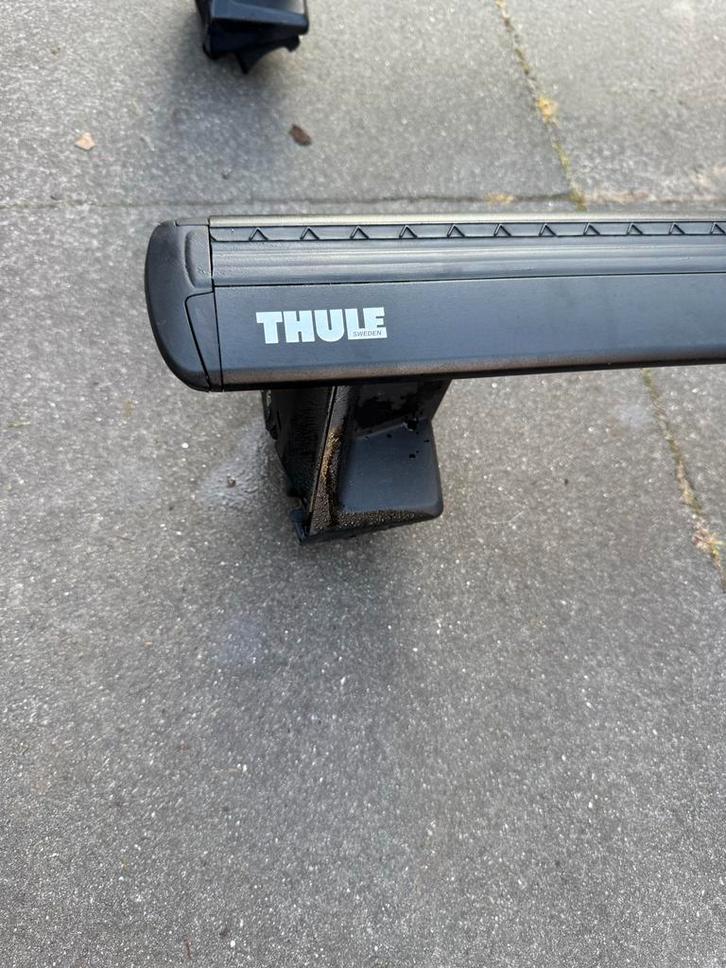 Thule dakdragers + ski/snowboard klem Dodge Ram 1500 2019+, Auto diversen, Dakdragers, Gebruikt, Ophalen