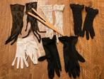 Franse antieke handschoenspanner 1x evt handschoenen 5x, Ophalen of Verzenden, Zo goed als nieuw, Handschoenen