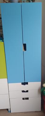 Stuva kast ikea 192x60x50 deur blauw, Kinderen en Baby's, Kinderkamer | Commodes en Kasten, 50 tot 70 cm, Kast, 105 cm of meer