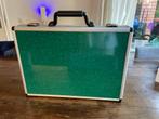 Aktekoffer, retro, groen, Ophalen, Gebruikt, Aktetas