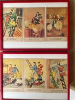 6 Vintage ansichtkaarten de Clowntjes serie de schilders, Verzamelen, Ansichtkaarten | Nederland, Ophalen of Verzenden, 1940 tot 1960