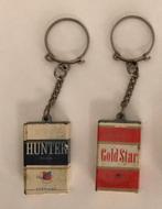 Sleutelhanger pakje sigaretten hunter gold star, Ophalen of Verzenden, Zo goed als nieuw, Overige typen
