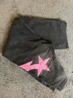 Baggy broek roze flits ster, Ophalen of Verzenden, Gedragen, Overige kleuren, W27 (confectie 34) of kleiner