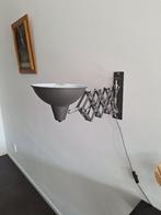 Lamp, wandlamp industrieel harmonica, draai- en uittrekbaar, Huis en Inrichting, Lampen | Wandlampen, Ophalen of Verzenden, Gebruikt