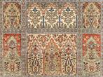 Handmade oriental wool Bakthiar carpet vlakken 263x355cm, Persian Perzisch vintage oosters hype, Crème, 200 cm of meer, Ophalen of Verzenden