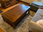 Eichholtz Military salontafel, massief eiken, Ophalen, 100 tot 150 cm, 50 tot 100 cm, Zo goed als nieuw