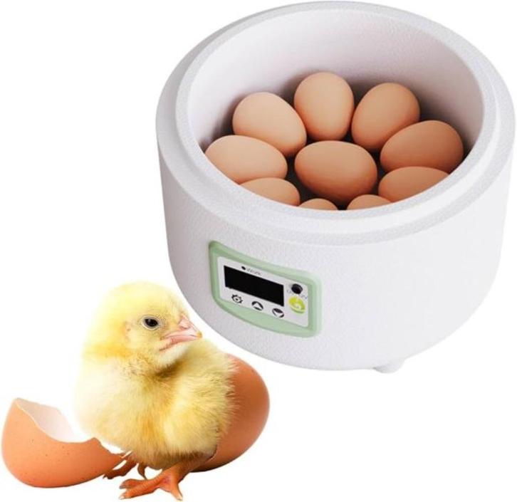 Autom. Broedmachine voor 9 ei + Gratis broedeieren, Dieren en Toebehoren, Pluimvee | Toebehoren, Nieuw, Broedmachine, Ophalen of Verzenden