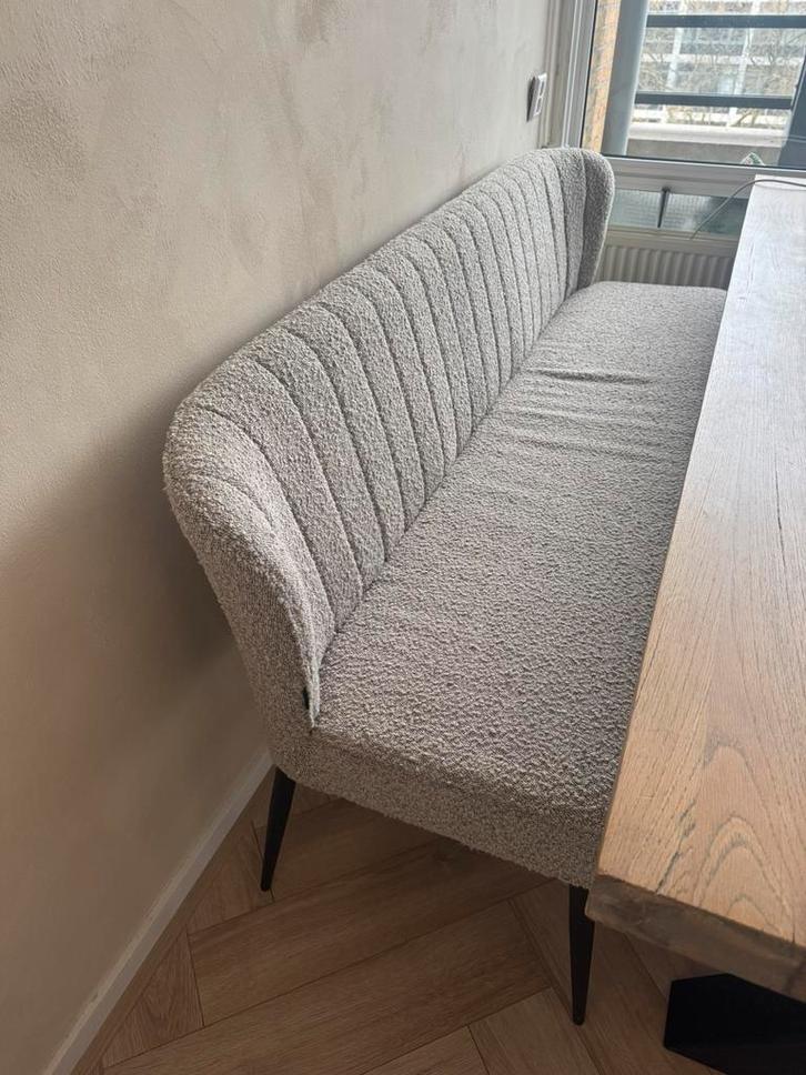 Eettafel bank 190cm, Huis en Inrichting, Banken | Sofa's en Chaises Longues, Zo goed als nieuw, Tweepersoons, Ophalen of Verzenden